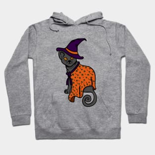 Halloween Black Cat Hoodie